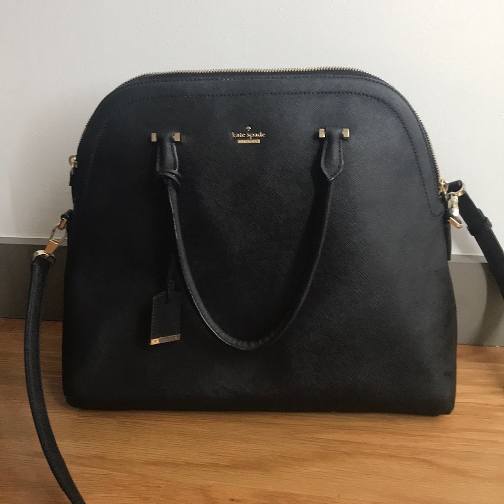 Kate Spade - Large Black Dome Satchel